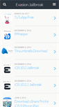 Mobile Screenshot of evasionjailbreak.org