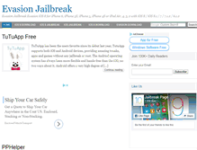 Tablet Screenshot of evasionjailbreak.org